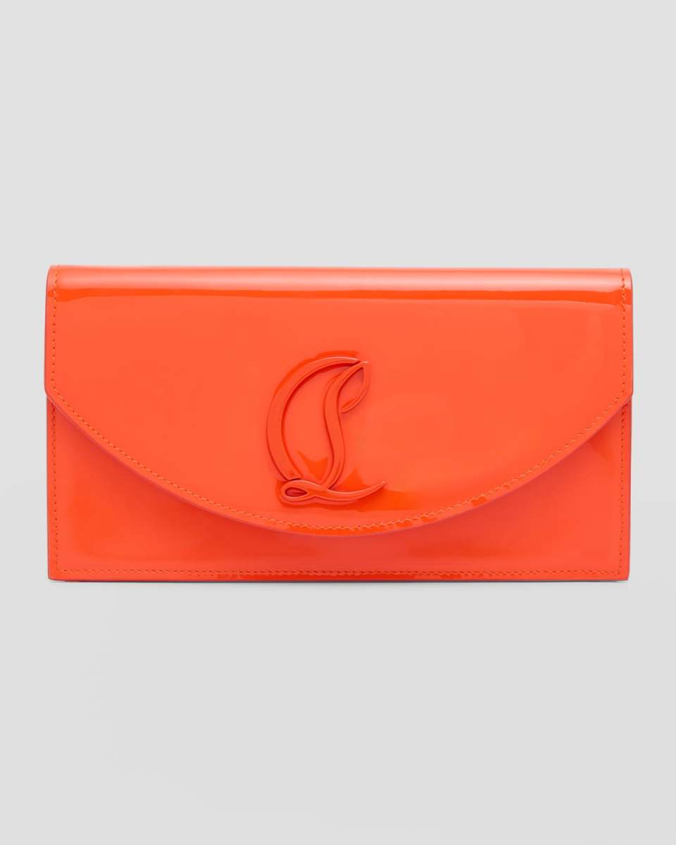 Loubi54 Wallet on Chain in Patent Leather